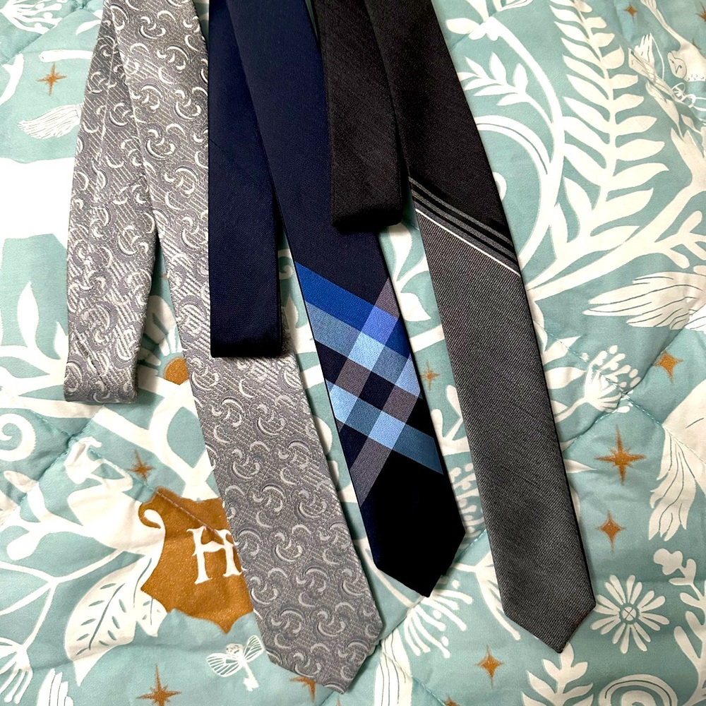 Slim tie bundle various brands